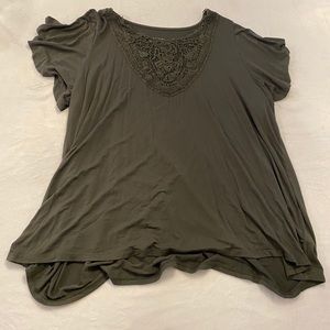 Super soft embroidered tee